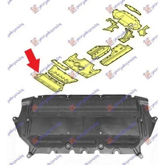 Scut Motor BMW 7 G11 2015-> Scut motor fata PLASTIC Perioada 2015 2016 2017 2018 2019