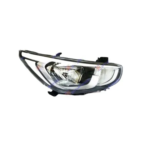 Far dreapta HYUNDAI ACCENT 4 SEDAN 2010->2016 perioada 2010 2011 2012 2013 2014 2015 2016 2017 cu motor electric, cu bec H4, cu bec PY21W, cu bec W5W