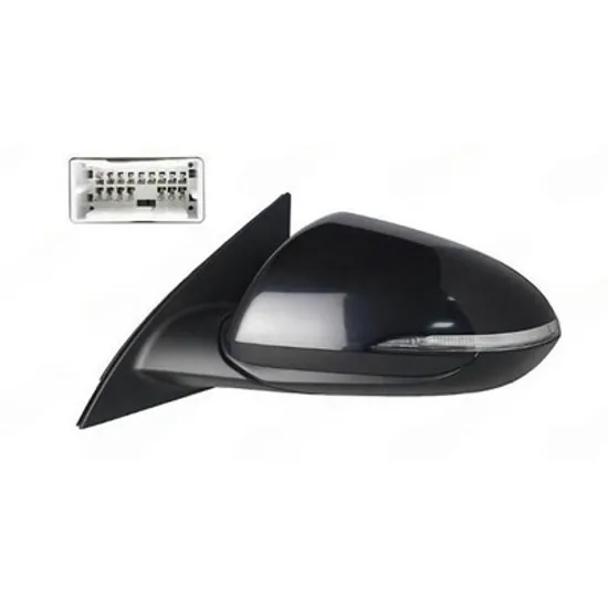 Oglinda HYUNDAI i30 2017-> Oglinda exterioara electrica cu incalzire cu rabatare electrica pentru vopsit (cu semnal si senzor banda) (10 PIN) STANGA Perioada 2017 2018 2019 2020