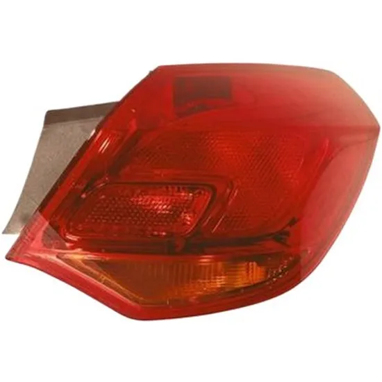 Lampa stop spate dreapta OPEL ASTRA J 2009->2015 perioada 2010 2011 2012 2013 2014 2015 , rosu, semnal galben, pentru 5 usi, exterior