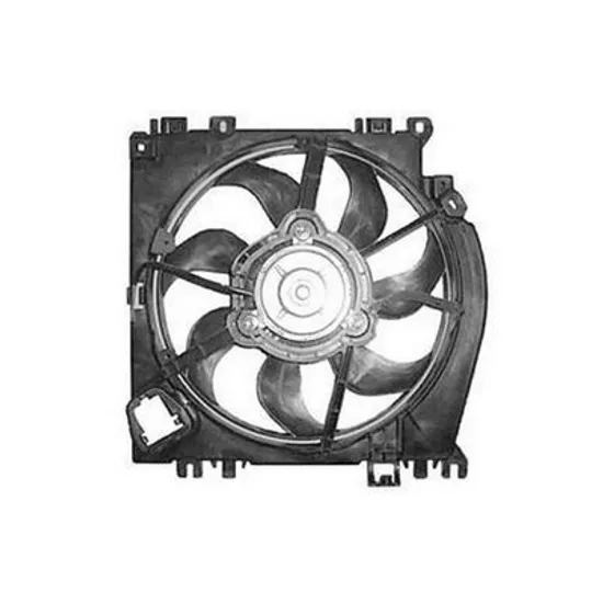 Ventilator Motor RENAULT TWINGO 2 2007->2014 Electroventilator racire complet +/- AC benzina-diesel Perioada 2007 2008 2009 2010 2011 2012 2013