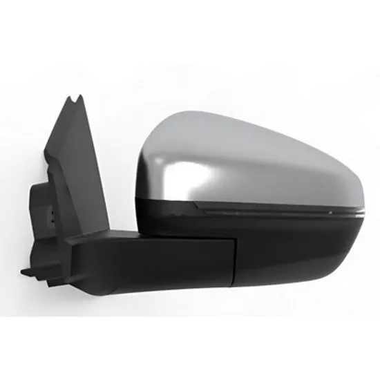 Oglinda PEUGEOT 5008 2 2016-> Oglinda exterioara electrica cu incalzire cu rabatare electrica cromat (cu semnal si lampa podea) (8 PIN+2 PIN) STANGA Perioada 2016 2017 2018 2019 2020
