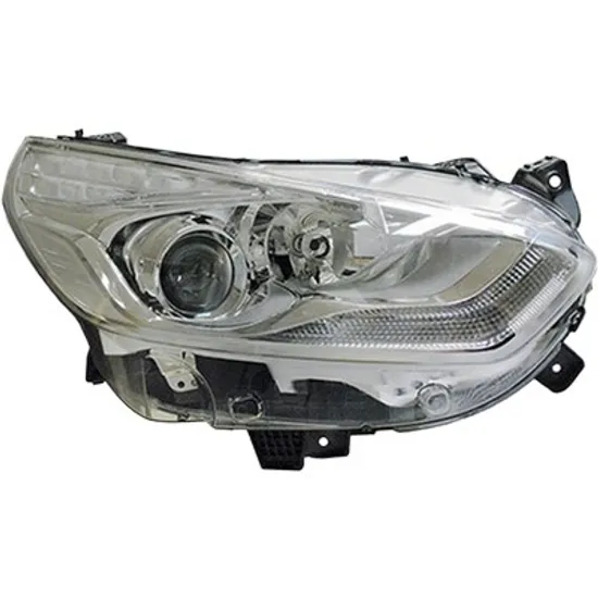 Far dreapta FORD GALAXY 2015-> perioada 2015 2016 2017 2018 fara motor reglaj, cromat, semnal transparent, cu reglaj electric, adaptiv, cu bec H7/H7