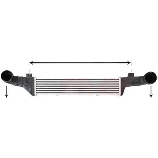 Intercooler MERCEDES E-CLASS W210 1995->2002 pentru E 220 CDI , perioada 1998 1999 2000 2001 2002