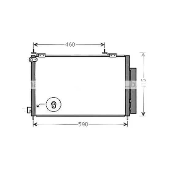 Radiator Aer Conditionat HONDA CR-V 2 2001->2007 Radiator aer conditionat 2.2 CTDi (57x37,5x16) Perioada 2001 2002 2003 2004 2005 2006