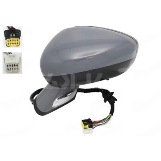Oglinda CITROEN C4 3 NC 2013-> Oglinda exterioara electrica cu incalzire cu rabatare electrica pentru vopsit (cu memorie) (cu semnal si lampa podea) STANGA Perioada 2013 2014 2015 2016 2017 2018